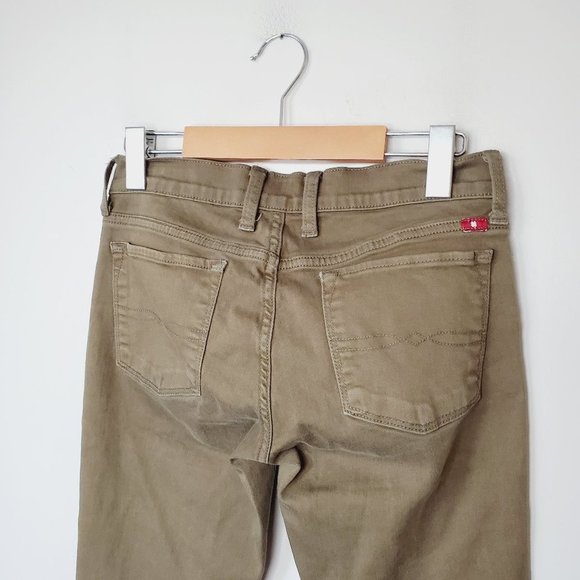 Lucky Brand Jeans Charlie Super Skinny Olive Green 26 - Picture 9 of 12